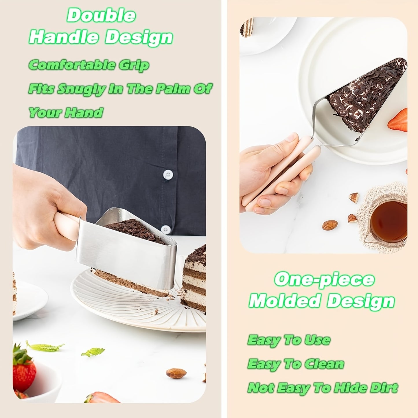 YUHUPHYLLIC Stainless Steel Cake Slicer