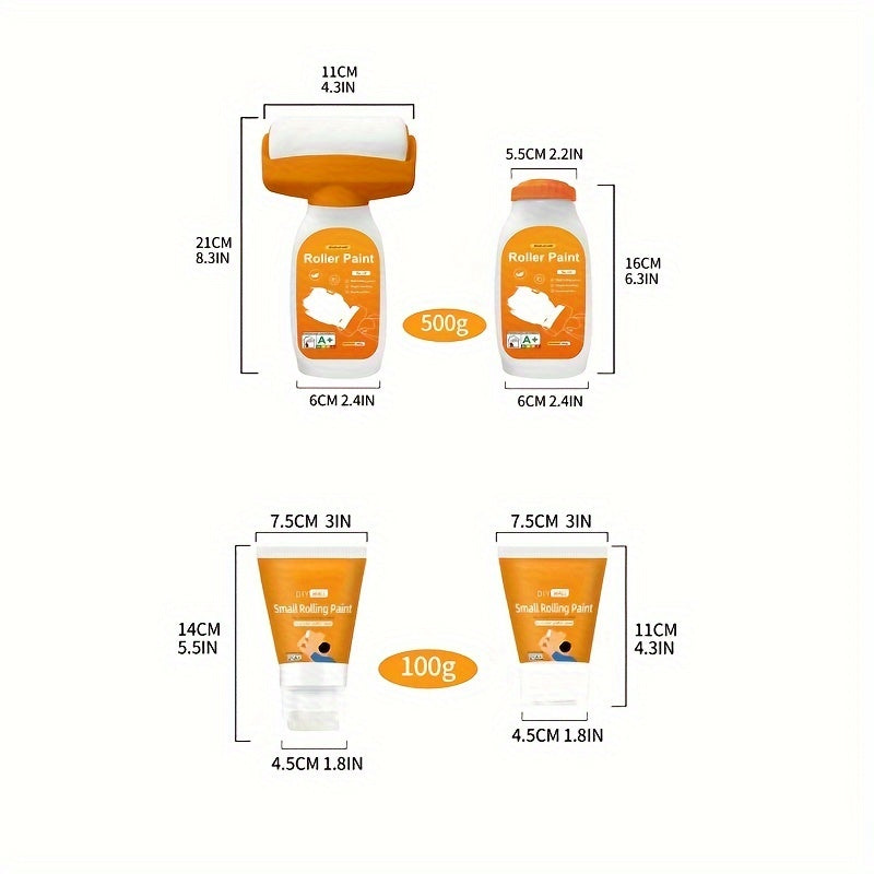 2 Sizes Cayrcy Roller Paint Set