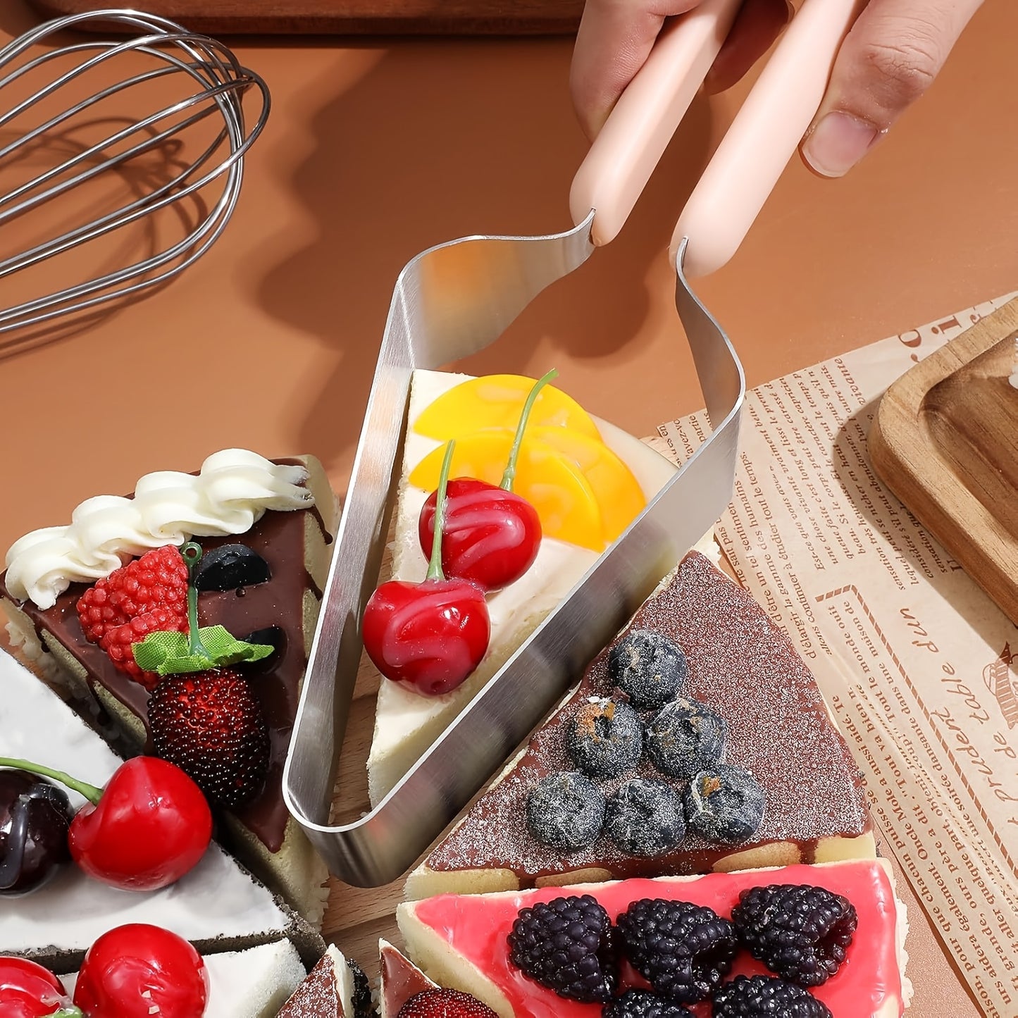 YUHUPHYLLIC Stainless Steel Cake Slicer