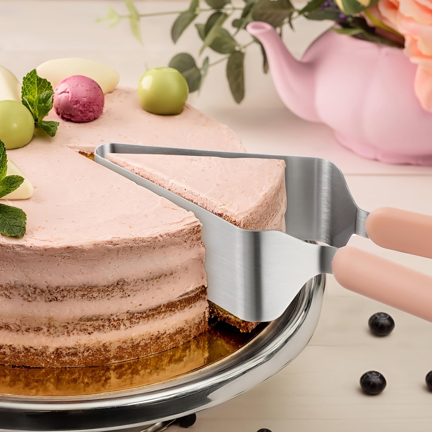 YUHUPHYLLIC Stainless Steel Cake Slicer