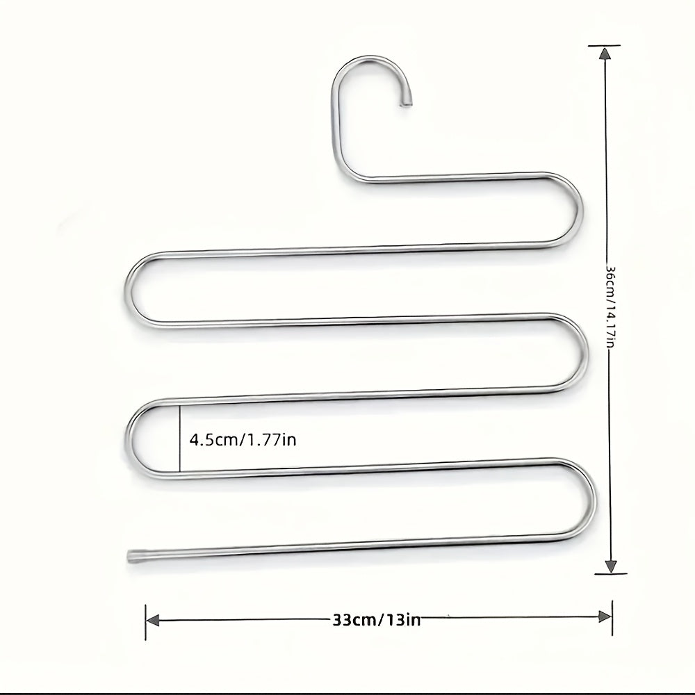 5-Tier Stainless Steel Pants Hanger