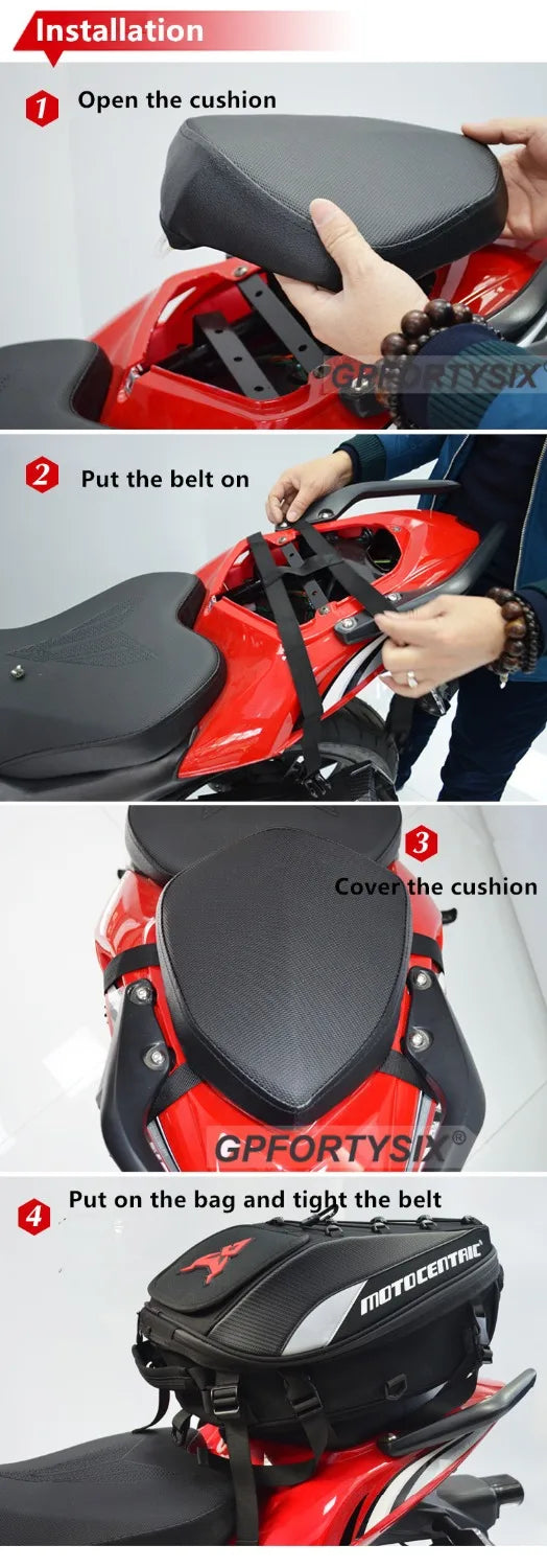 Motorcycle Back Seat Bags