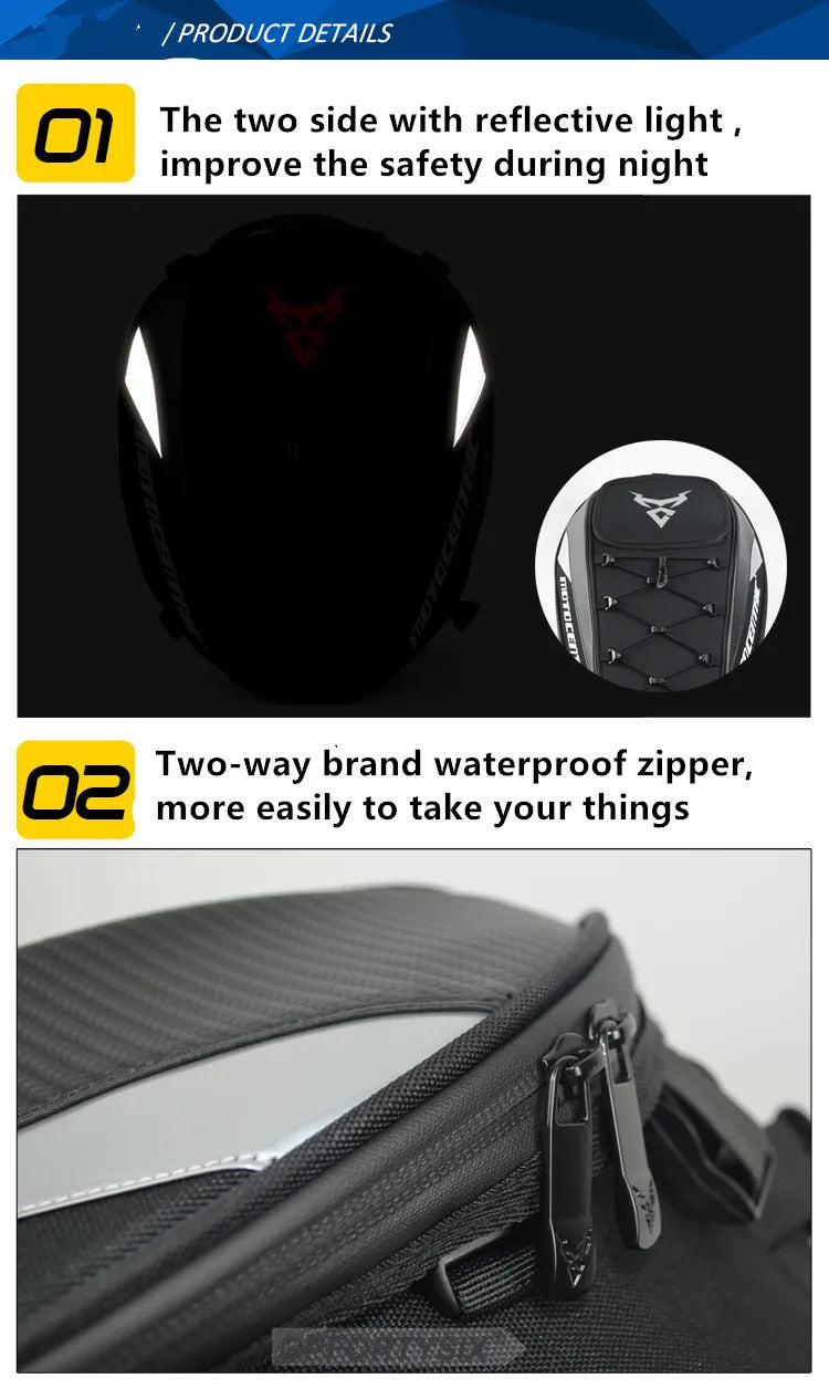 Motorcycle Back Seat Bags
