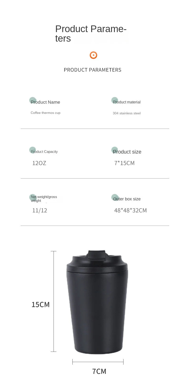 Wholesale Half M coffee cup