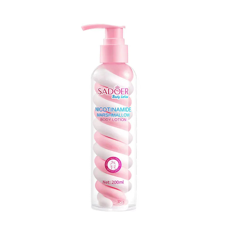 SADOER Niacinamide Marshmallow Body Lotion Whitening Moisturizing Hydrating Flexible and Fresh