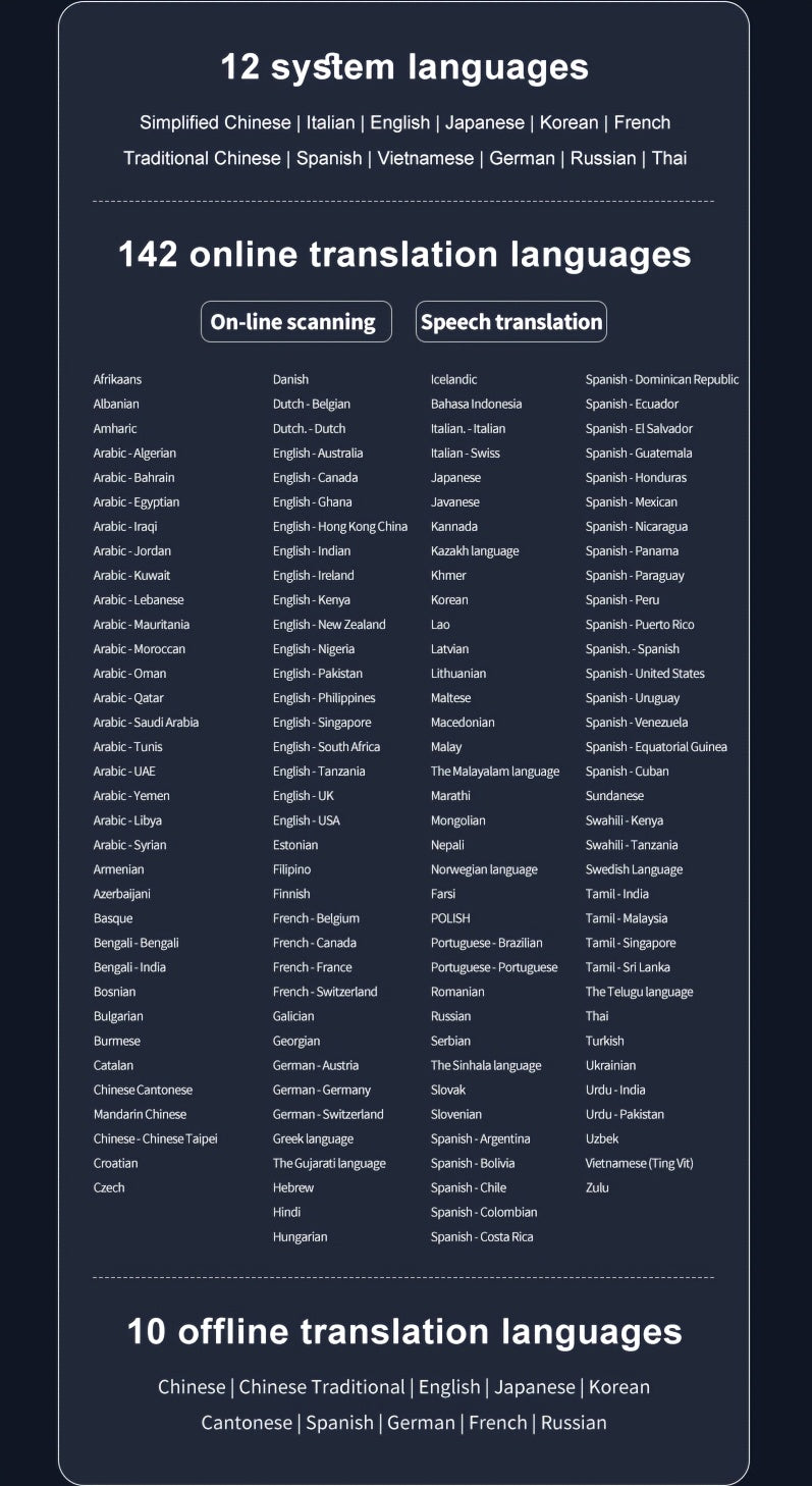 S55 International Version Translation Pen