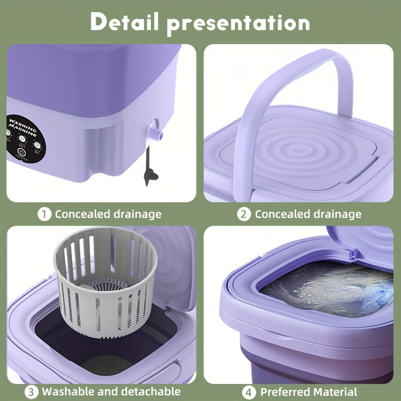 MOMMED Portable Mini Washing Machine 8L