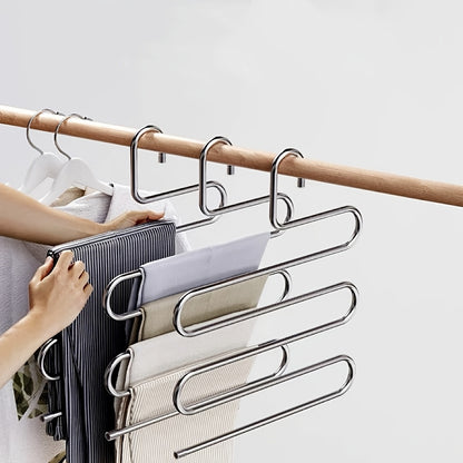 5-Tier Stainless Steel Pants Hanger