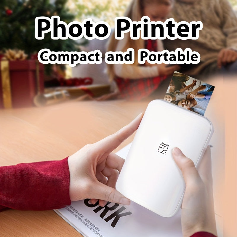 Wireless Portable Photo Printer - Mini Color Printer with No Ink