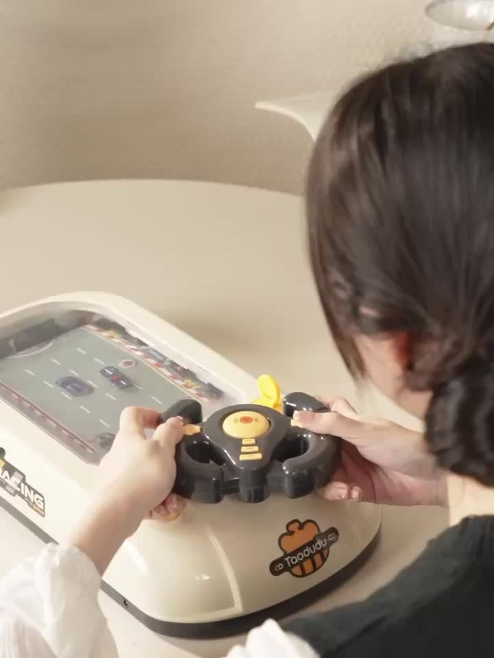 [Realistic|Driving] Realistic Driving Experience Kids Racing Game Console with Steering Wheel