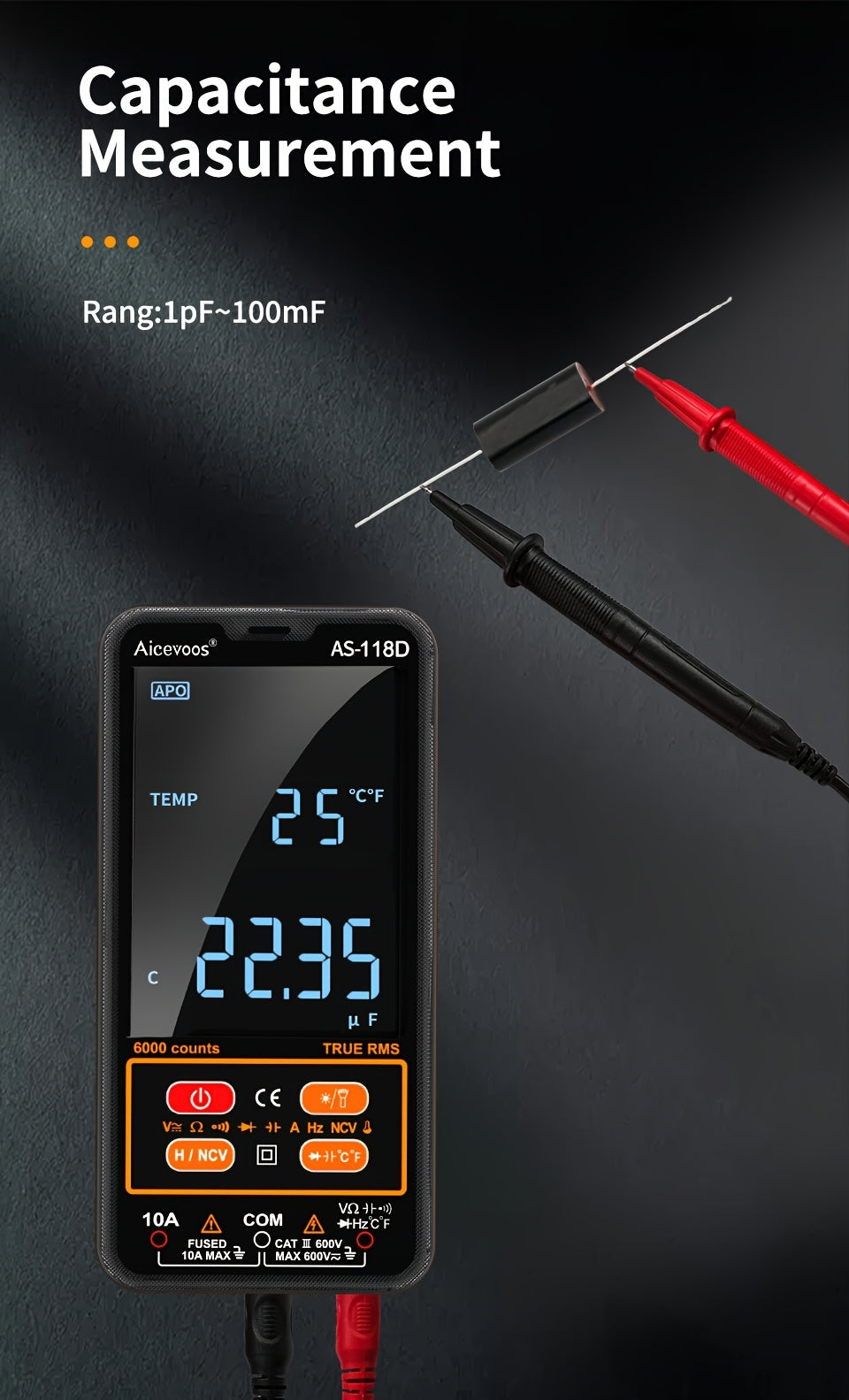 [Smart Digital Multimeter] Auto-Ranging Digital Multimeter