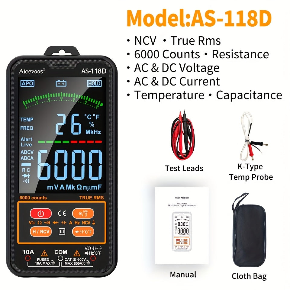 [Smart Digital Multimeter] Auto-Ranging Digital Multimeter