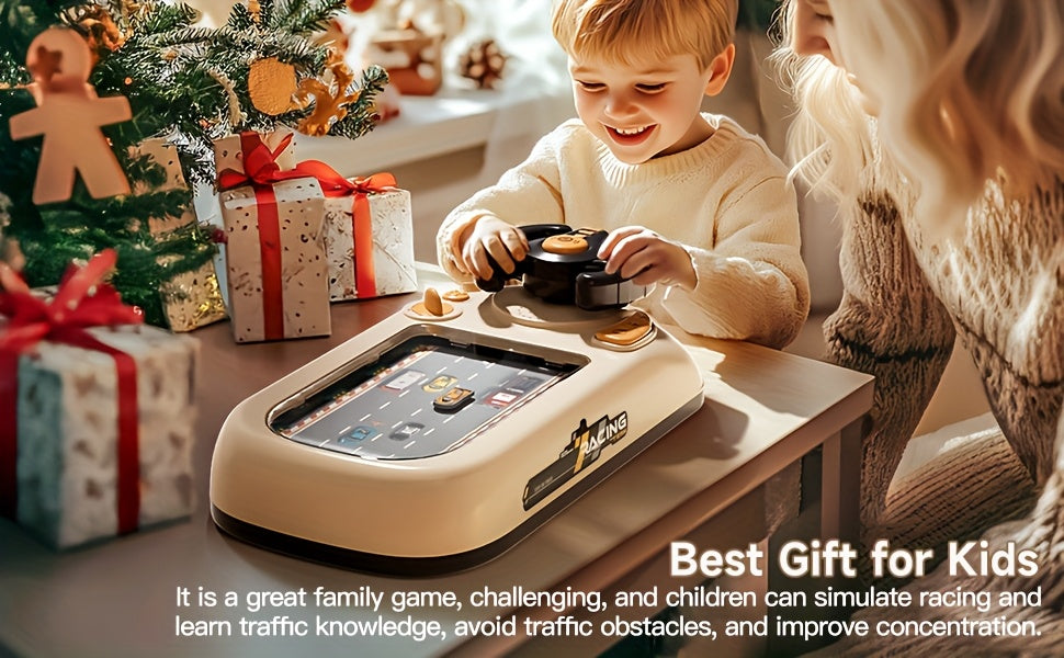 [Realistic|Driving] Realistic Driving Experience Kids Racing Game Console with Steering Wheel