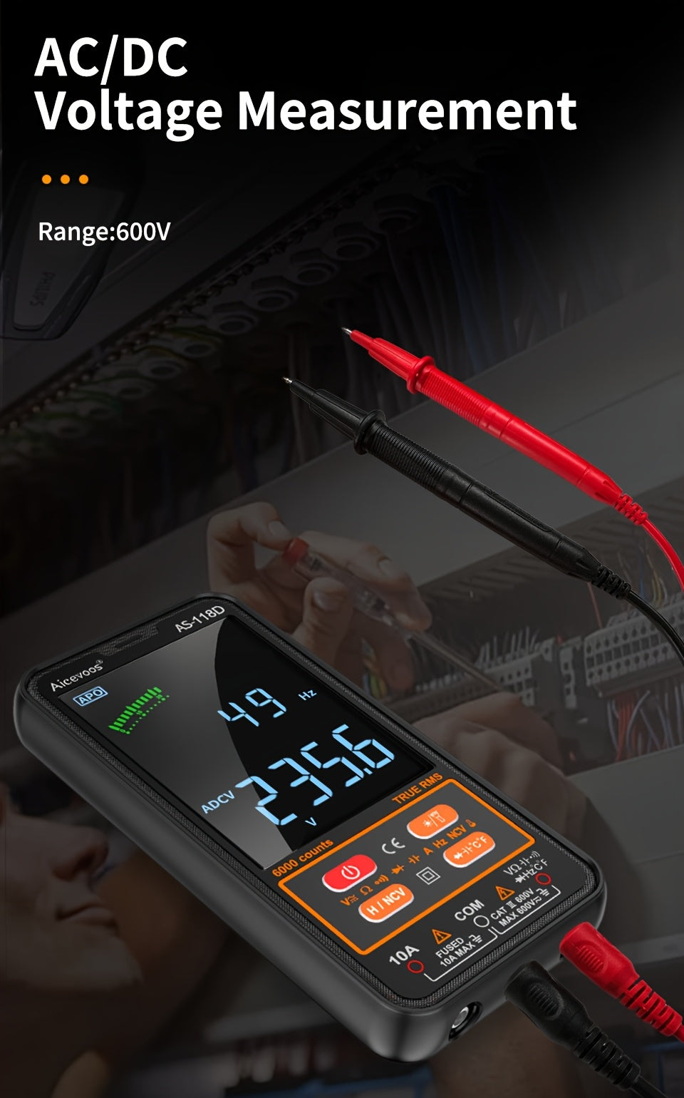 [Smart Digital Multimeter] Auto-Ranging Digital Multimeter