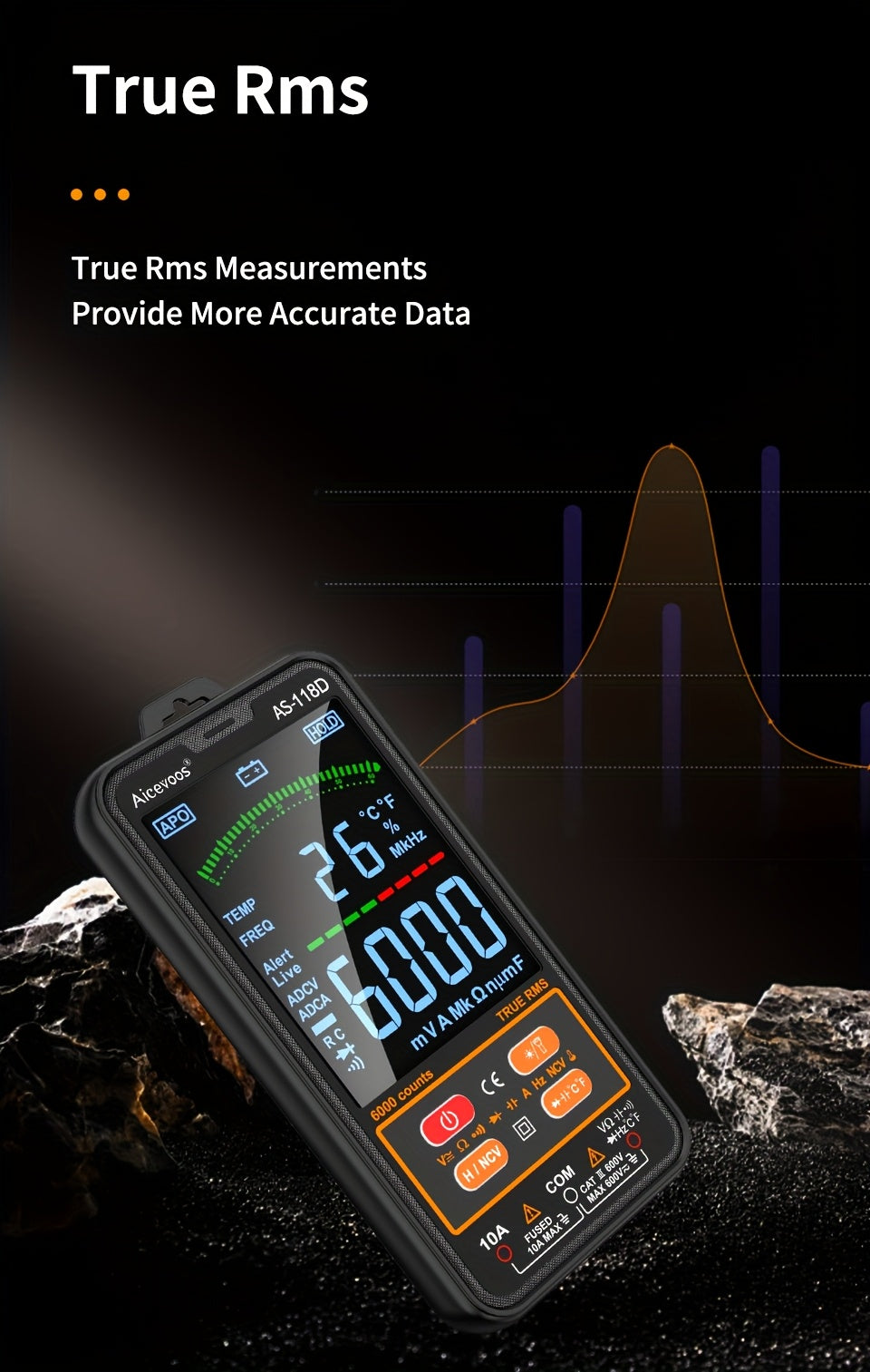 [Smart Digital Multimeter] Auto-Ranging Digital Multimeter