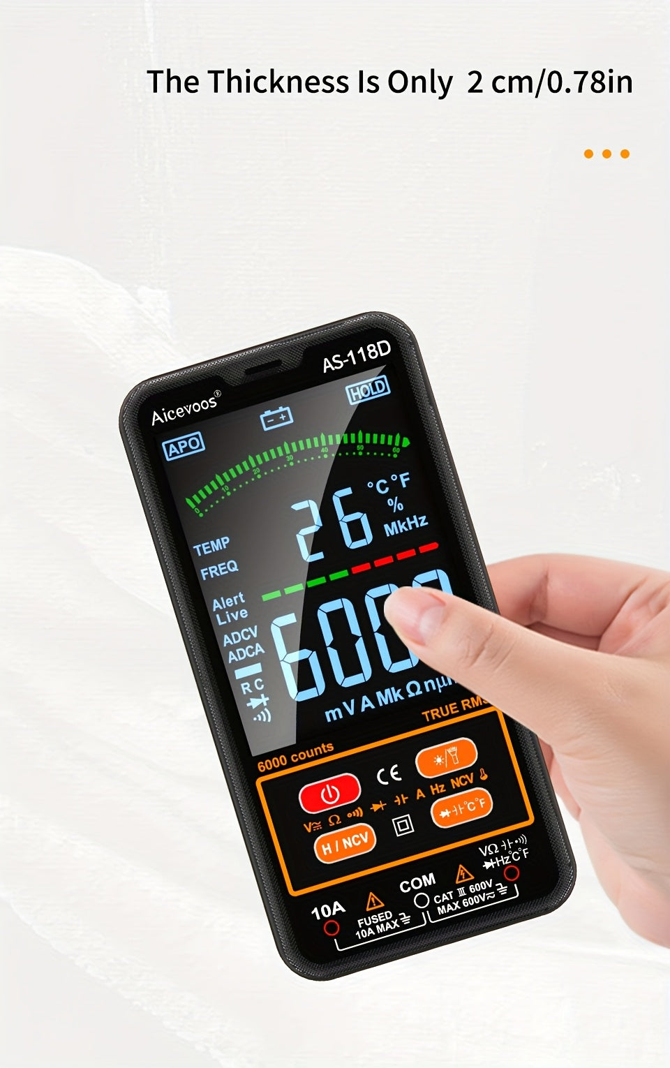 [Smart Digital Multimeter] Auto-Ranging Digital Multimeter