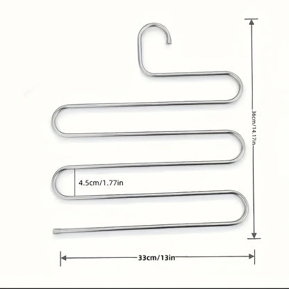 5-Tier Stainless Steel Pants Hanger