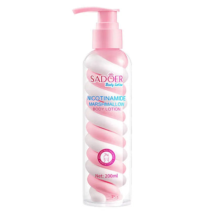 SADOER Niacinamide Marshmallow Body Lotion Whitening Moisturizing Hydrating Flexible and Fresh