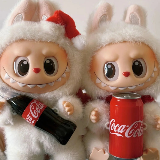 New Genuine Monster Coca Cola Series Vinyl Doll Labubu