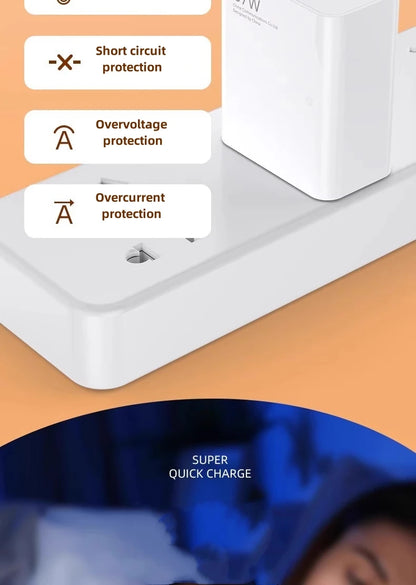 67W USB Fast Charger