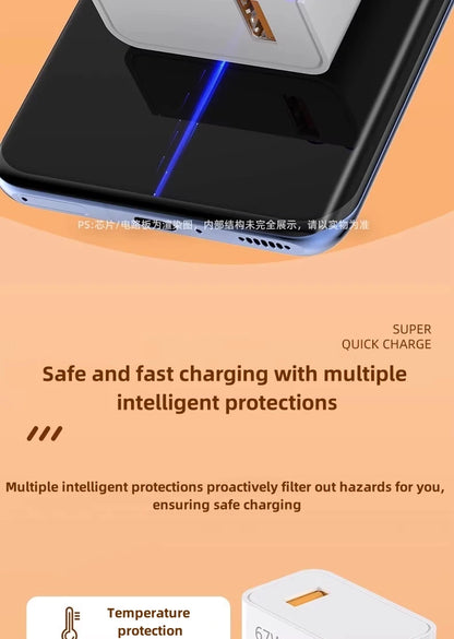 67W USB Fast Charger