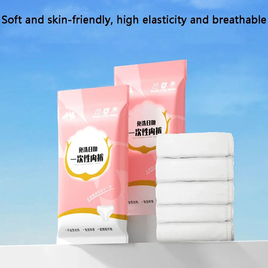Disposable underwear, soft, women's travel, postpartum period, no-wash, double-layer sterile and breathable