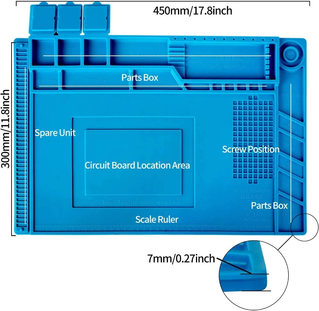 Soldering Station Mat Silicone