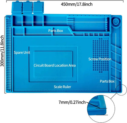 Soldering Station Mat Silicone