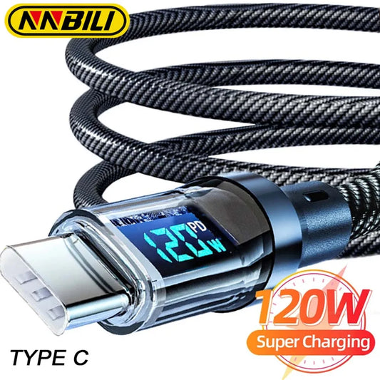 NNBILI 120W Type C to Type C Cable