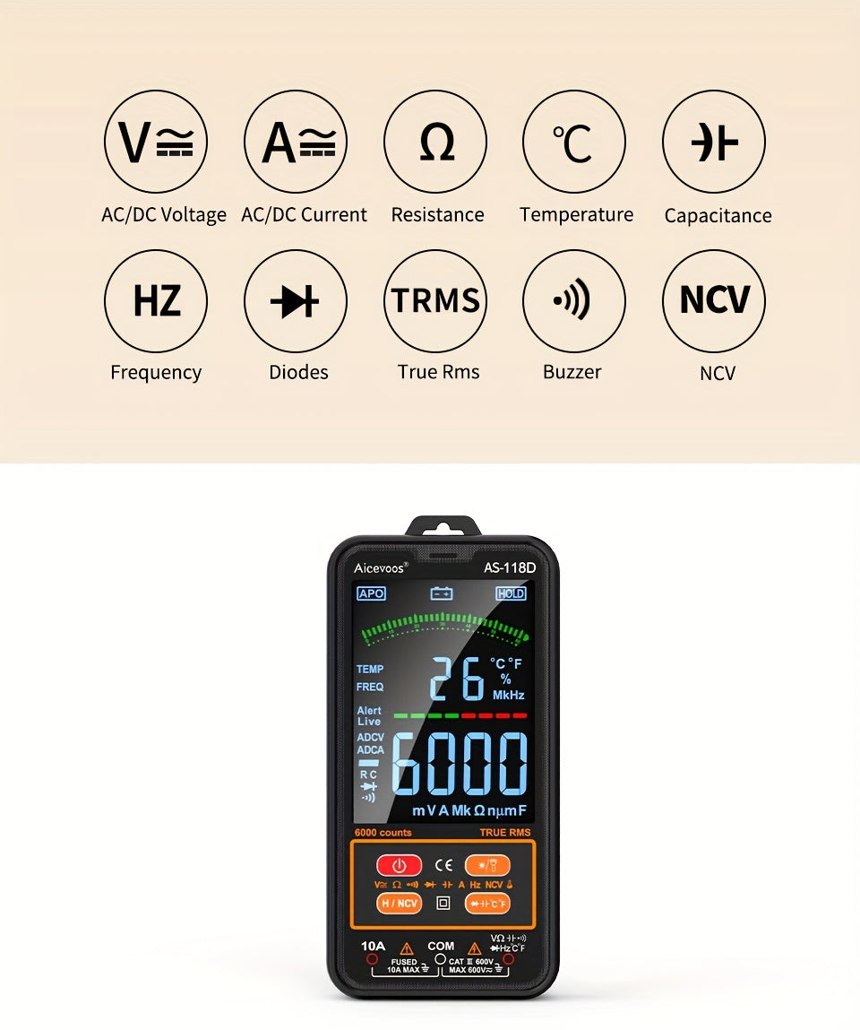 [Smart Digital Multimeter] Auto-Ranging Digital Multimeter
