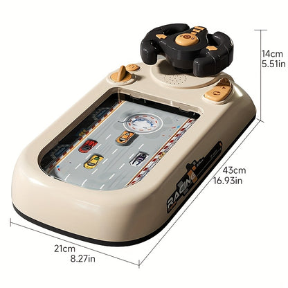 [Realistic|Driving] Realistic Driving Experience Kids Racing Game Console with Steering Wheel