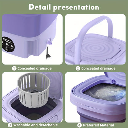MOMMED Portable Mini Washing Machine 8L