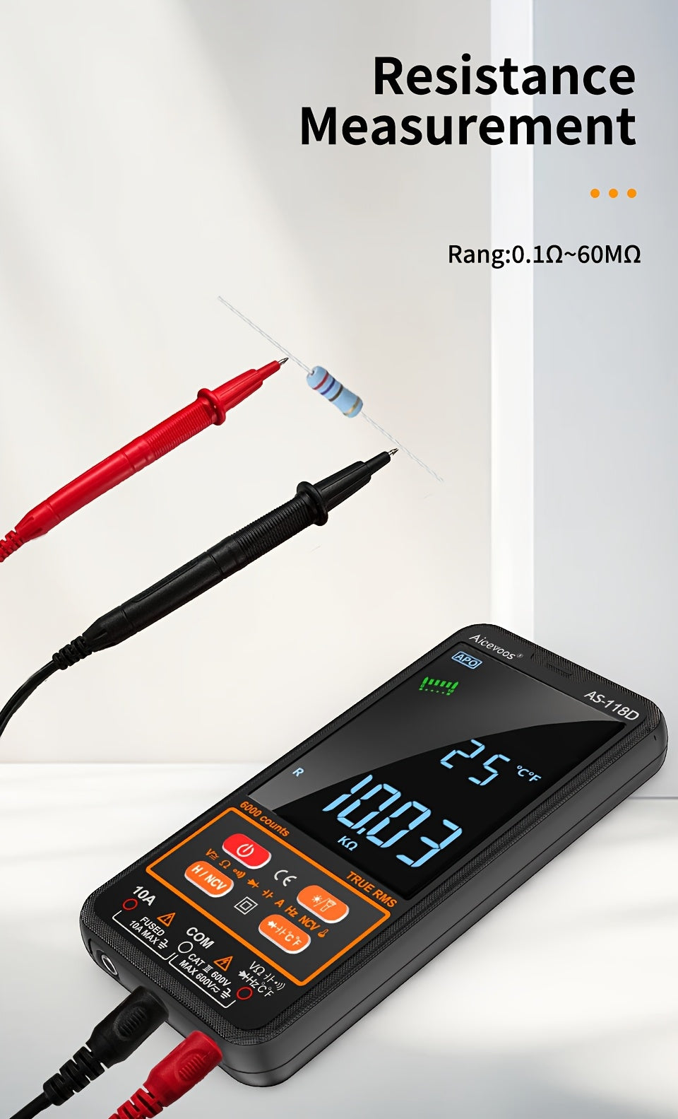 [Smart Digital Multimeter] Auto-Ranging Digital Multimeter